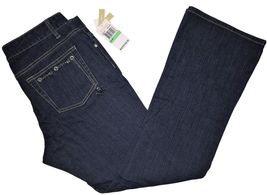 Michael Kors Womens Mid Rise Straight Leg 5-Pockets Denim Jeans Blue Siz... - $99.99