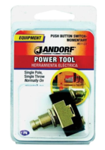 Push Button Switch 10/15A 125/250V, SPST, Screw Terminal, Nickel - JANDO... - $0.99