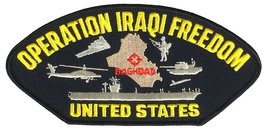 United States Operation Iraqi Freedom Patch - Multi-Colored - Veteran Owned Busi - £9.92 GBP