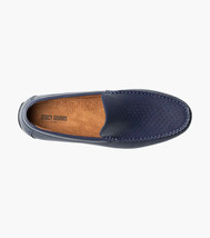 Stacy Adams Conroy Moc Toe Perf Slip-On Casual Shoes Navy 25702-410 image 4