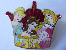 Disney Trading Pins 80204 Jerry Leigh - 3 princesses in a crown - £37.08 GBP