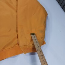 LL Bean Fleece Lined Warm Up Jacket Yellow Vintage USA Outdoor Chest Measured 48 image 3