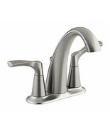 4 in. Two Handle Lavatory Faucet, Brushed Nickel - $212.96