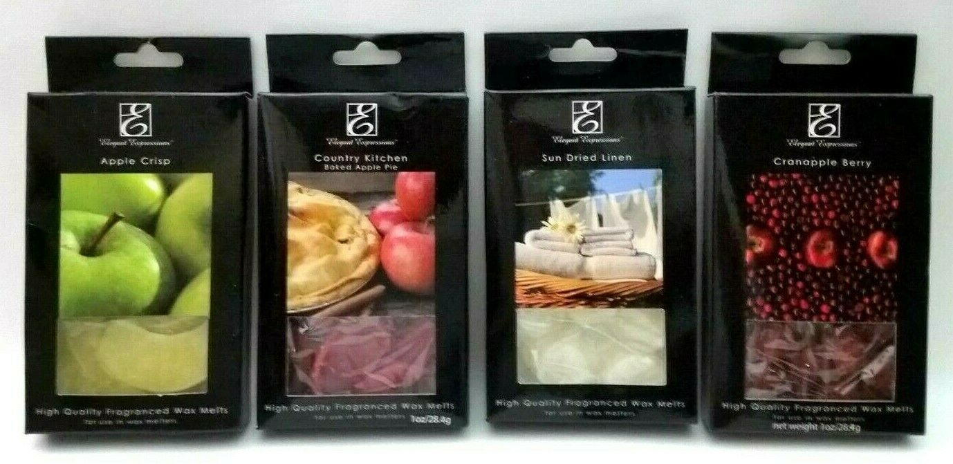 Elegant Expressions ( ALL Four ) Fragrance Wax Melt Tarts 1 Oz Ea - £11.00 GBP