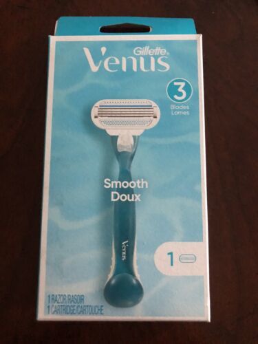 Gillette Venus Women&#39;s Smooth Doux Razor (3 Blades): 1 Handle + 1 Cartri... - $7.52