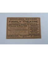 Antique Gloversville NY Family Theatre Advertising Ephemera Lavender Ric... - $463.85 MXN