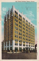 The United Building Salina Kansas KS 1951 Postcard Biloxi MS A19 - £2.39 GBP