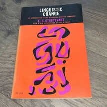 Linguistic Change Paperback EH Sturtevant 1962 Paperback - $4.87