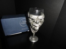 Royal Selangor Lord of the Rings Orc Wine Glass Goblet 8&quot; Tall by 2.5&quot; NIB - £395.18 GBP