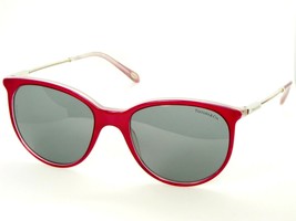 New Tiffany &amp; Co. TF4087-B 8176/3F Cherry Shot Pink /GREY Lenses Sunglasses 55mm - £126.21 GBP