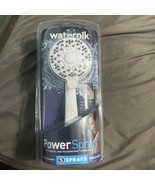 Waterpik White Power Spray+ 5-Mode Hand Held Shower Head  New Sealed - $29.69