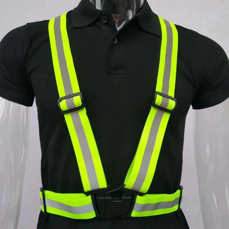 Highlight Reflective Straps Night Work Security Running Cycling Safety - £9.64 GBP