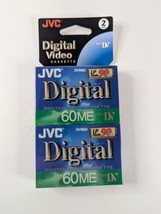 JVC Mini DV DVC Digital Video Cassette Tapes 2-Pack Brand New Sealed - $11.99