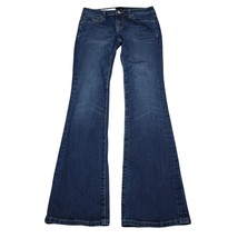 Anoname Jeans Womens 27 Blue Denim Joelle Bootcut Leg Low Rise 5 Pockets - $25.62