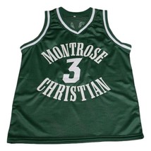 Kevin Durant #3 Montrose Christian Basketball Jersey New Sewn Green Any Size - £27.52 GBP