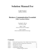 Solution Manual For Business Communication Essentials, 5th Edition by Co... - $24.95 CAD