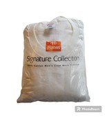 VTG Hanes 2XL Signature Collection 6 Pack Crew Neck T-Shirts Cotton Whit... - £31.13 GBP