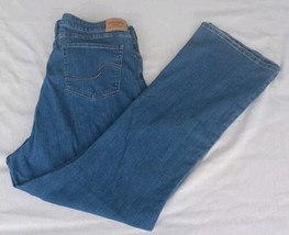 Signature Levi Strauss~Woman Size 22L 39x32 Blue Denim Midrise Bootcut Jeans - £12.65 GBP
