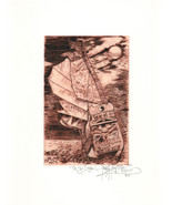 The Sea Dragon (Chinese junk)  -John Anthony Miller Giclee print (signed) - $34.19 CAD