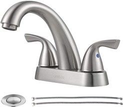 Parlos 2-Handle Bathroom Sink Faucet With Drain Assembly And, 1.2 Gpm Fl... - £41.65 GBP