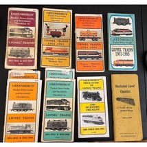 Greenberg&#39;s Lionel Train Inventory Checklist, Pocket Reference Books Lot... - £15.76 GBP