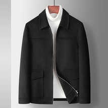 Double-faced Woolen Goods Men&#39;s Jacket New Autumn And Winter Zipper Coat - £73.44 GBP+