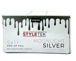 StyleTek Moonlight Silver Coloring Foil 5X11 Pop-Up Foil 500 PC - £17.74 GBP