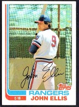Texas Rangers John Ellis 1982 Topps Baseball Card #177 nr mt ! - £0.39 GBP
