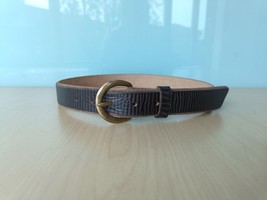 Double Rl Terrance Tumbled Leather Belt $248 Free Worldwide Shipping (0127) - £143.88 GBP