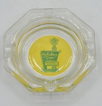 VINTAGE Holiday Inn &quot;The Nation&#39;s Inkeeper&quot; Octagon Glass Ashtray - £6.80 GBP
