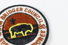 Vintage 1980 Jim Bridger Spring Camporee Boy Scouts America BSA Camp Patch - £9.34 GBP