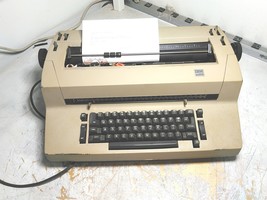 Vintage IBM Correcting Selectric II Beige Electric Typewriter AS-IS - £128.32 GBP