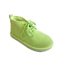 UGG Neumel Chukka Casual Suede Boots Womens Size 7 Key Lime Green 1094269 - $82.65