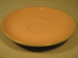 [Y12] Harkerware Stone China 6&quot; Pink &amp; Green Saucer Oven Proof Usa - £3.83 GBP