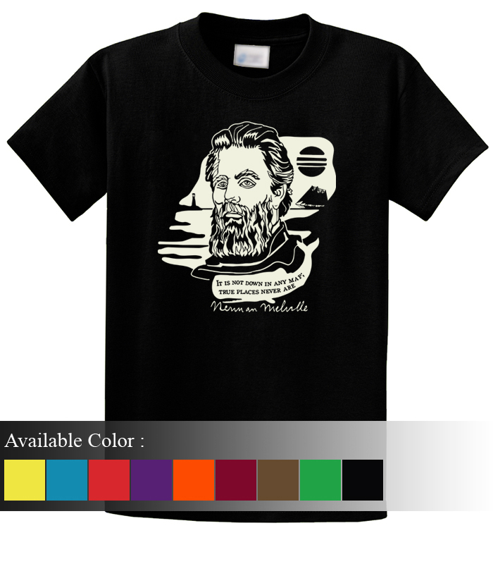 Melville Quote Funny Men's T-Shirt Size S-3xl - $19.00