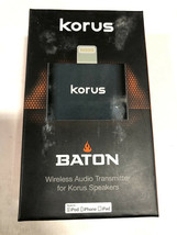 NEW Korus Baton Wireless Audio Transmitter LTG-STK for Apple iPhone 5/6/... - £7.48 GBP