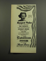 1952 Hotel Pierre Ad - Margaret Phelan The Saucy Sophisticate The Szonys - $18.49