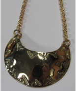 Seminole Mini 24&quot; Brass Triangle Single Gorget Necklace Charley Johnson ... - £19.41 GBP