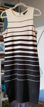 Vittadini midi Sleeveless VN Women Dress Black &amp; White Size S - $29.03