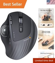 Bluetooth Rechargeable Trackball Mouse with Adjustable DPI for Ultimate ... - $51.00