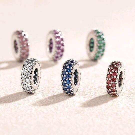 925 Sterling Silver / Rose Gold /Gold plated Inspiration Within Spacer Charm