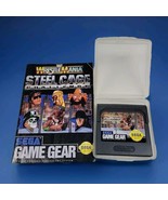 Sega Game Gear WWF Wrestle Mania Steel Cage Challenge Cartridge Case &amp; M... - $23.31