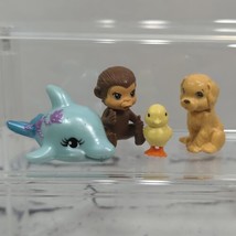 Barbie Animals Pets Lot of 4 Dolphin Monkey Chick Puppy  - £12.61 GBP