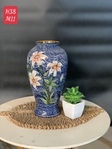 Vintage Pottery Flower Vase Handmade in Vietnam Ceramic vase H38cms - £170.38 GBP