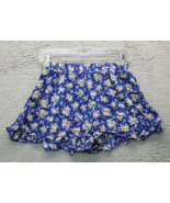 American Eagle Outfitters Shorts Women XS Multi Floral Ruffle Trim Elast... - $18.49