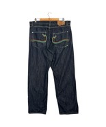 Coogi Jeans Mens 38x34 Embroidered Baggy Relaxed Rasta Streetwear Hip Ho... - $118.08 CAD