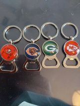 BEARS,Green Bay,KC or Tampa Keychain &amp; Opener - FREE U.S. First Class sh... - $4.46
