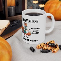 Foxy Nurse Making Your Health A Verse  Ceramic Nurse Mug 11oz | Nurse Gift | 71B - £7.81 GBP