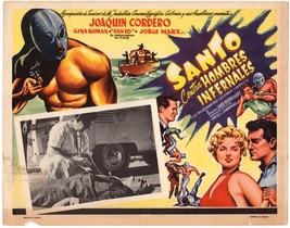 *Santo Contra Hombres Infernales (1961) Drug Smugglers Mystery Adventure - £39.96 GBP