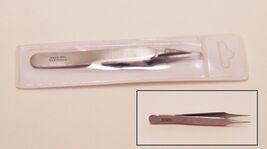Jeweler's Precision Tweezers 3.5'' Straight with Pointed Tip. - $0.98